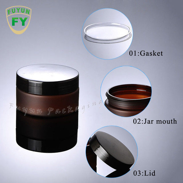 無光沢100g Empty Plastic Cream Jar Cosmetic PET Container