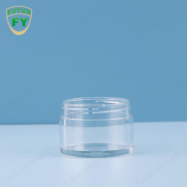 Fuyun 30ml 50mlペット プラスチック明確で広い口の目の表面睡眠の泥のクリームの瓶