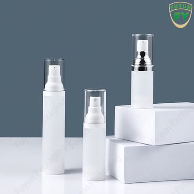 スキン ケアのための空気のないローションのクリーム色のプラスチックびんのあたりで明確な卸し売り50ml空旅行小型真空