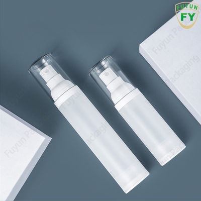 スキン ケアのための空気のないローションのクリーム色のプラスチックびんのあたりで明確な卸し売り50ml空旅行小型真空