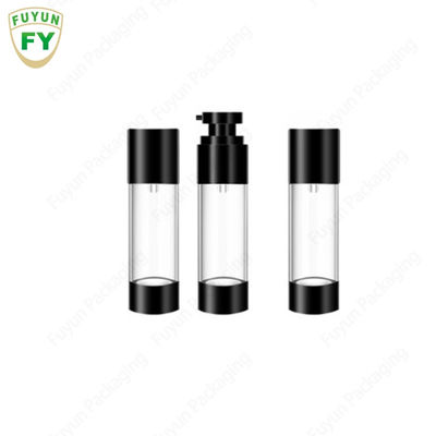 15ml 30ml 50mlの注文の贅沢な空のクリームのゆとりの白く黒い曇らされた化粧品のプラスチック スプレーのローションの空気のないpum