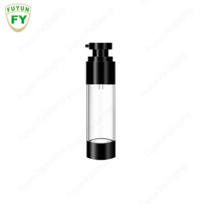 15ml 30ml 50mlの注文の贅沢な空のクリームのゆとりの白く黒い曇らされた化粧品のプラスチック スプレーのローションの空気のないpum