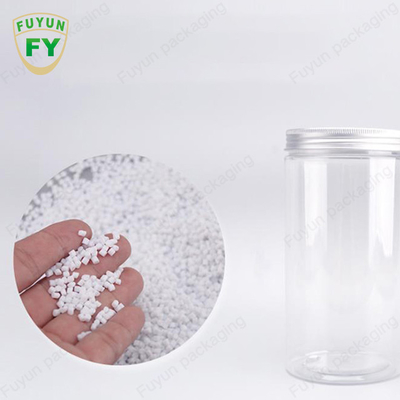 30ml 40ml 150ml Transparent Plastic Packaging Jars With Aluminium Cap Food Grade