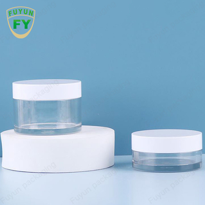 Fuyun 30ml 50mlペット プラスチック明確で広い口の目の表面睡眠の泥のクリームの瓶