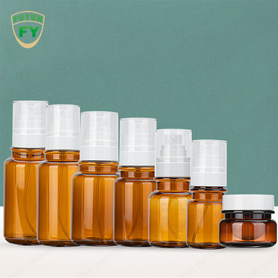 30g 40ml 60ml Serum Plastic Pump Bottles Double Wall PET Jar