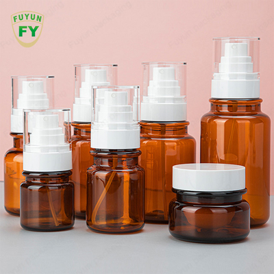 30g 40ml 60ml Serum Plastic Pump Bottles Double Wall PET Jar