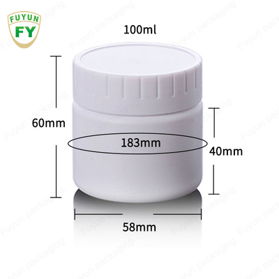 SGS 4.05oz PP Cap Plastic Cream Jar For Eye Shadows Lip Balms