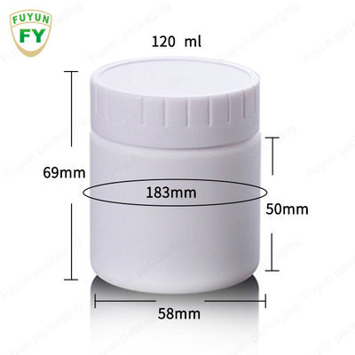 SGS 4.05oz PP Cap Plastic Cream Jar For Eye Shadows Lip Balms